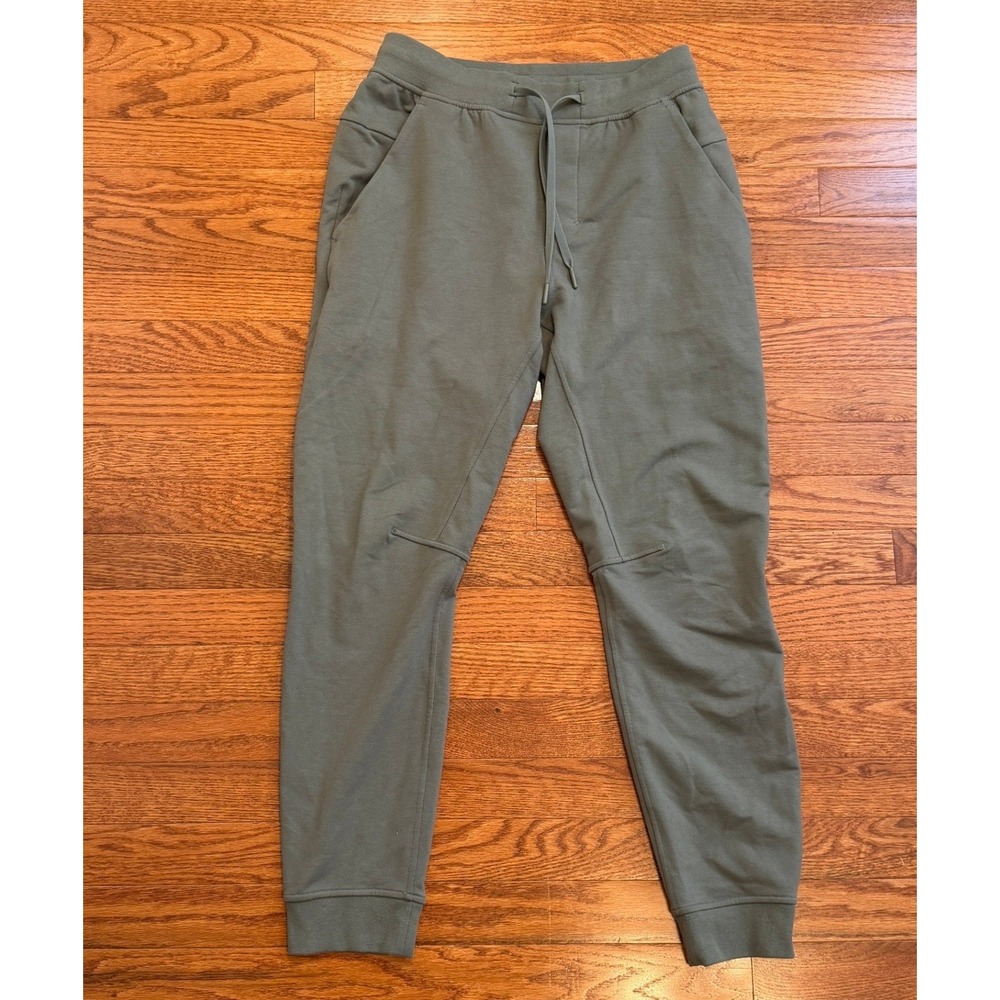 Lululemon City Sweat Jogger Pants Mens Small 28" Green Athleisure Gym Comfort